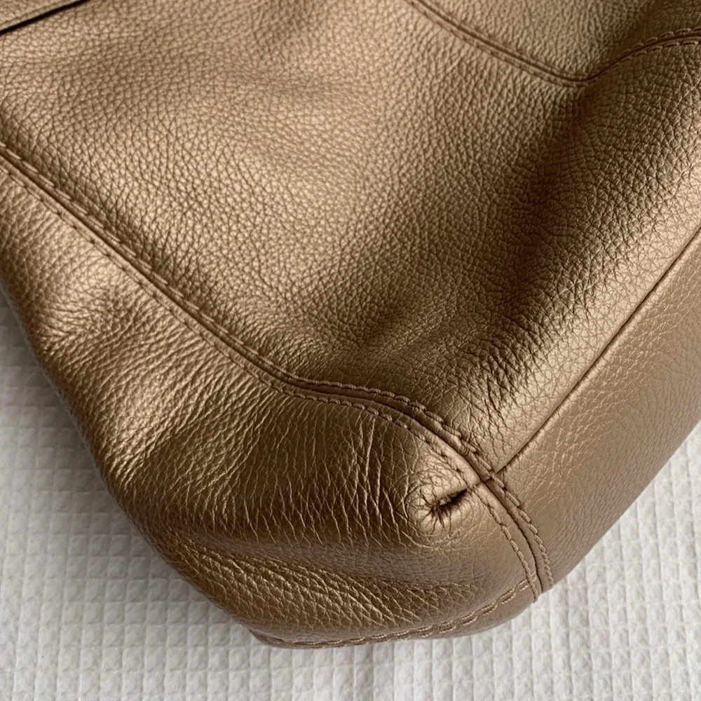 Coach metallic sheen purse
